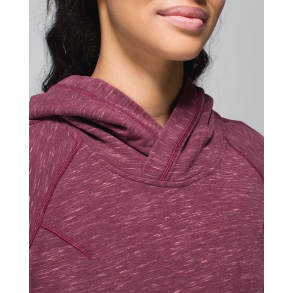 Lululemon Om & Roam Pullover Hoodie Rust Berry Red - Picture 15 of 15